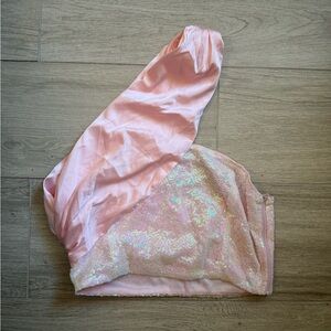Superdown -Pink Sequin Top